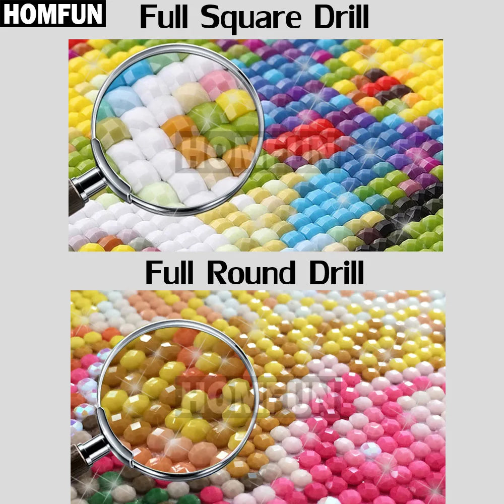 5D DIY Diamond Painting Christmas Ornaments 30cm X 40cm Full Round Drill or  Full Square Drill 