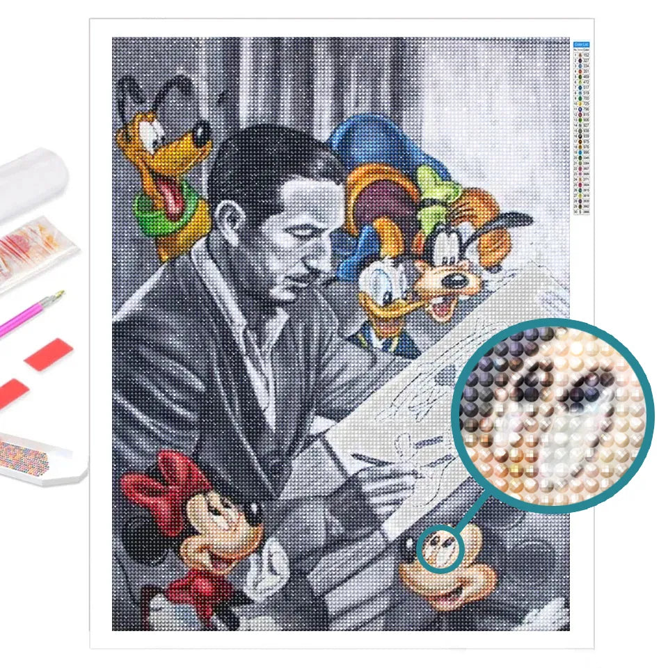 5D DIY Diamond Painting Kit Disney Mickey and Minnie Mouse Full SQUARE  Drill Craft Kits FREE Worldwide Shipping 