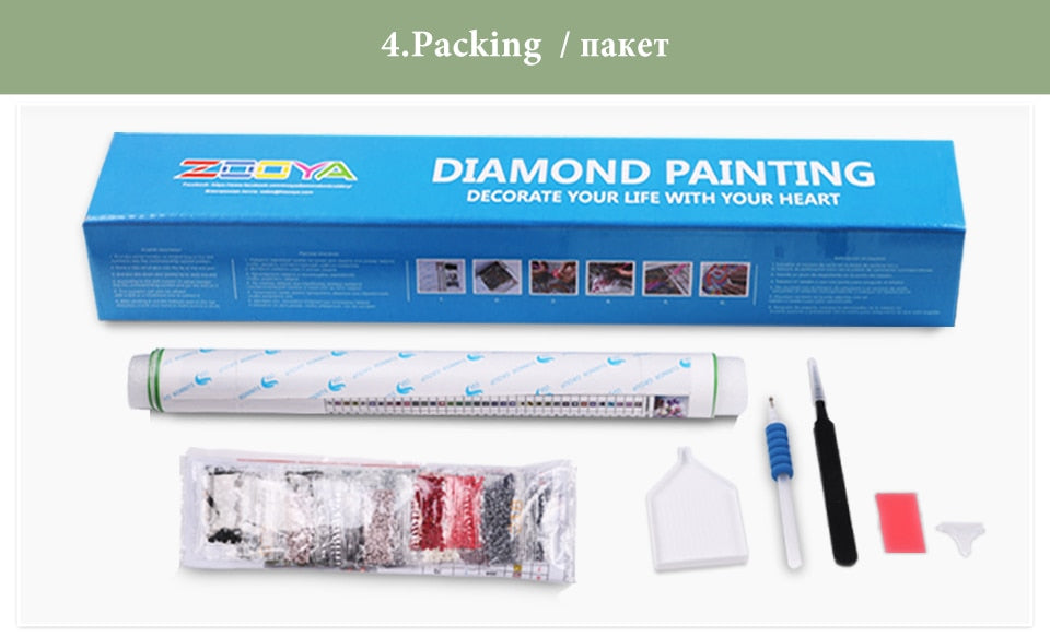 5D Diamond Painting Horse and Foal Kit