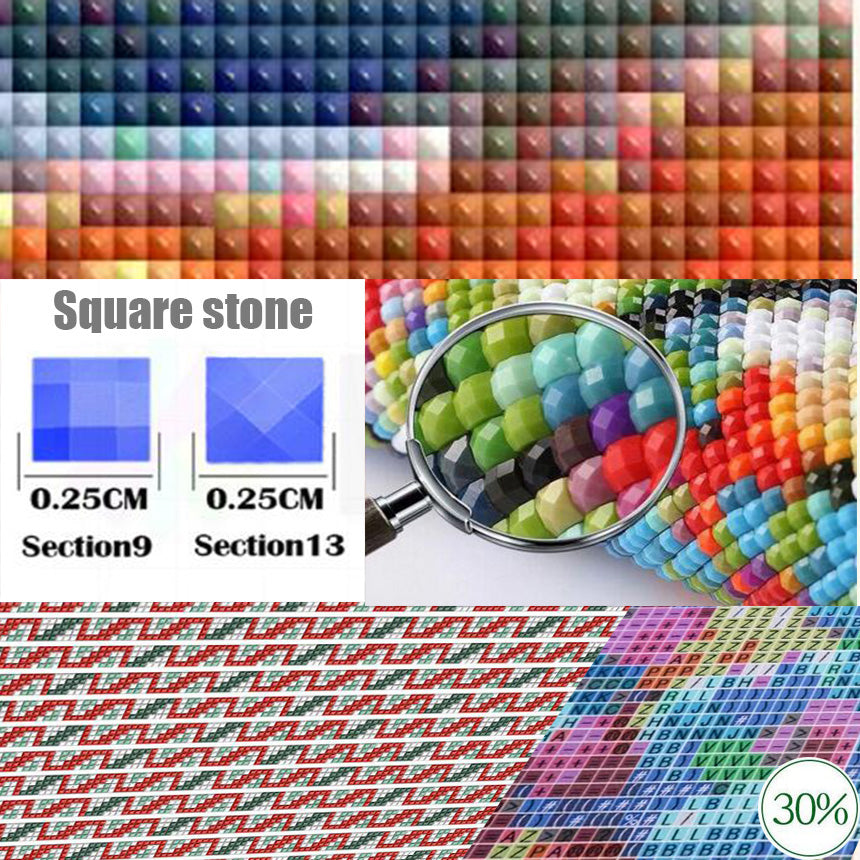 Diamond Painting Kit, We The People, Full Square/ Round Drill