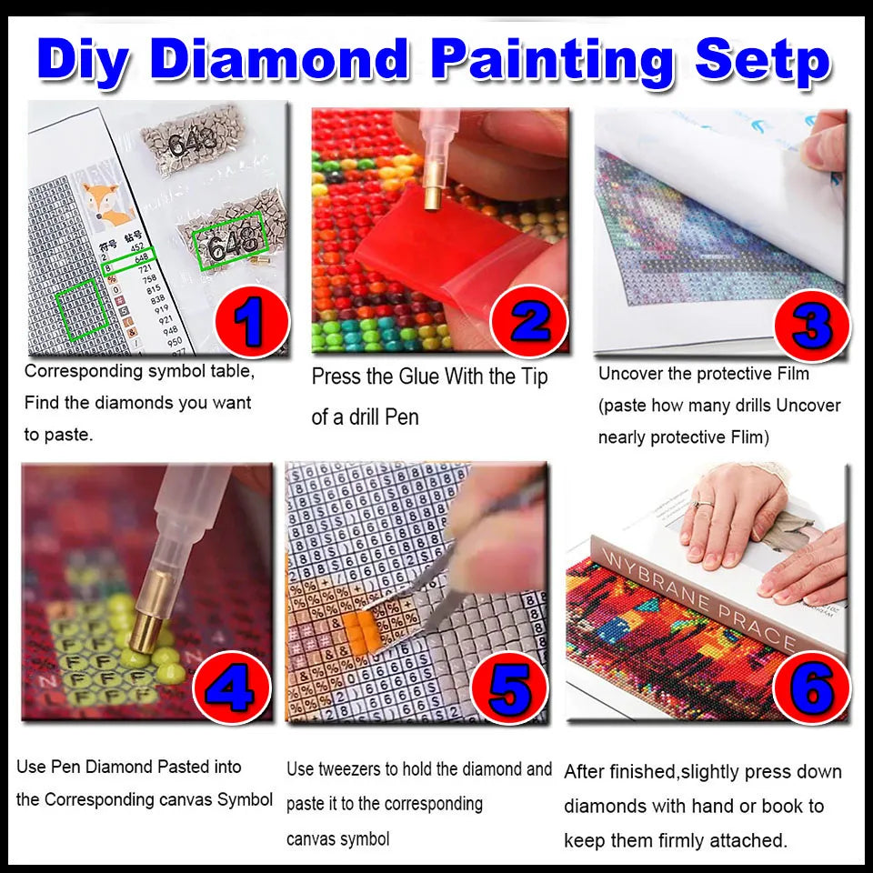 Bounty Hunter Ship - Sci Fi Diamond Painting Kit, Full Square/Round Dr ...