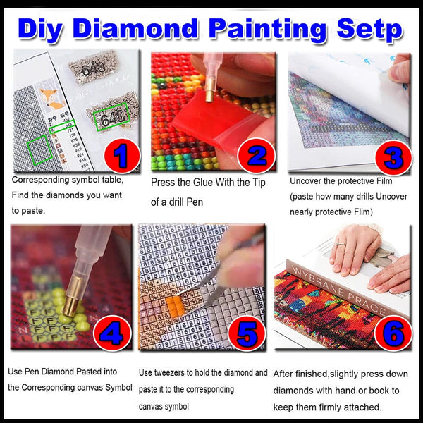 Diamond Paintings, Spaceship Diamond Painting - Full Round/Square 5D Diamonds, Space Diamond Art