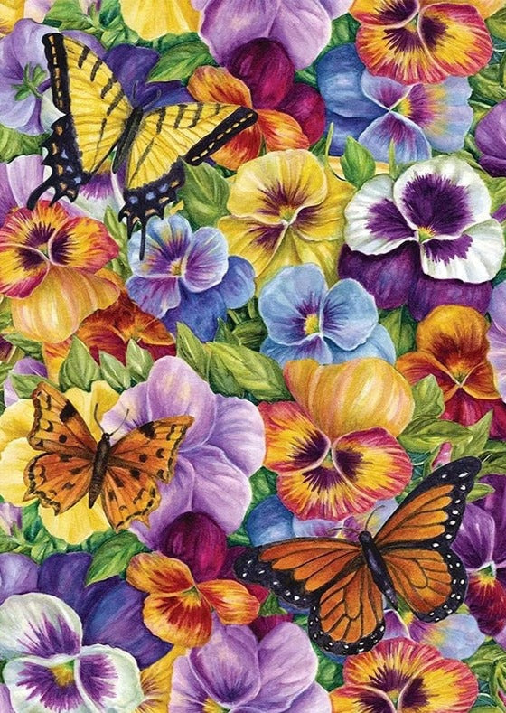 Diamond Paintings, Flowers and Butterflies - Floral Diamond Painting, Full Round/Square Drill 5D Rhinestone Embroidery
