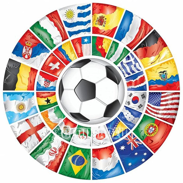 Diamond Paintings, Soccer Designs - Sports Diamond Painting, Full Round/Square 5D Diamonds