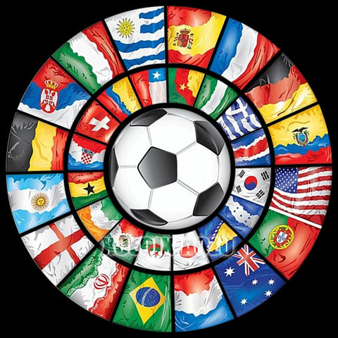 Diamond Paintings, Soccer Designs - Sports Diamond Painting, Full Round/Square 5D Diamonds