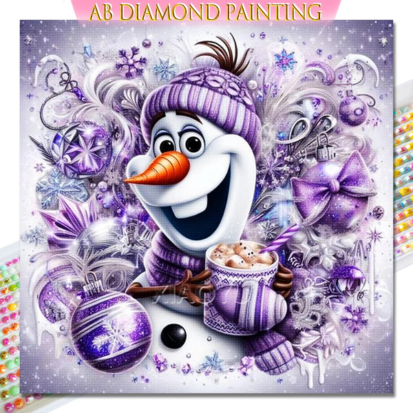 Olaf Snowman - Cartoon Diamond Painting, Full Square/Round Diamonds Embroidery