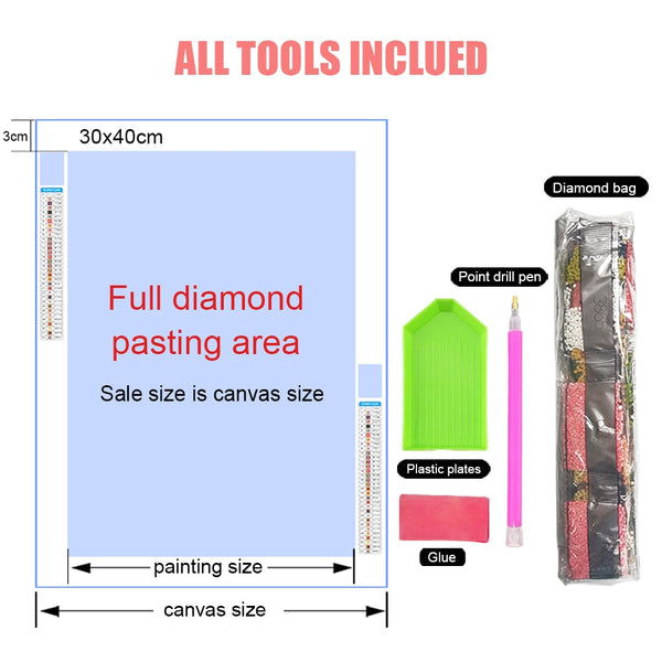 Diamond Paintings, Soccer Designs - Sports Diamond Painting, Full Round/Square 5D Diamonds