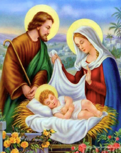 The Holy Family - Religious Diamond Painting, Full Square/Round 5D Diamonds  Painting