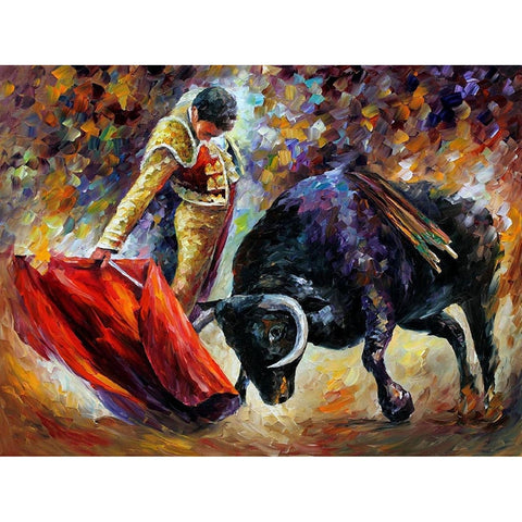 Diamond Paintings, Bullfighter Portrait Diamond Painting - 5D  Round/Square Drill Rhinestones