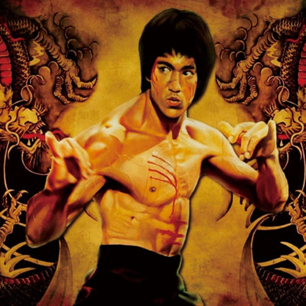 Diamond Paintings, The Legend Bruce Lee - Portrait Diamond Painting, Full Square /Round 5D Diamonds