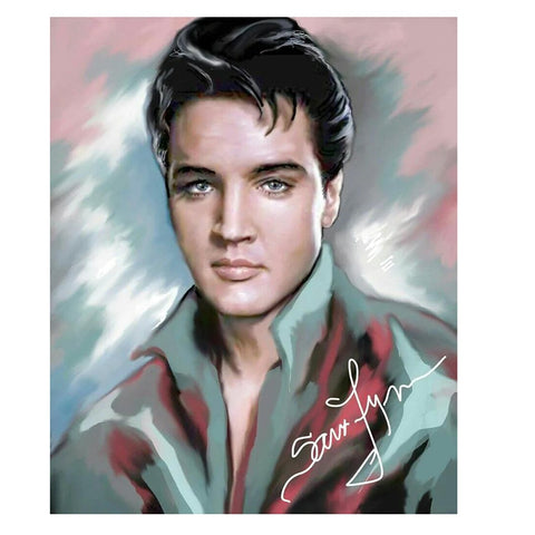 Diamond Paintings, Elvis Presley Diamond Painting, 5D Round/Square Diamonds - DIY Portrait Diamond Painting