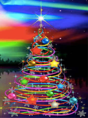 NEW Abstract Christmas Tree Colorful Diamond Painting Kit - Diamond Paintings Store