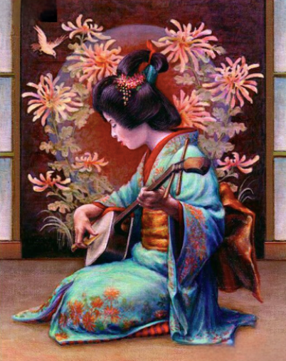 Diamond Paintings, Japanese Cultural Art - DIY Portrait Diamond Painting, Full Square/Round 5D Diamonds