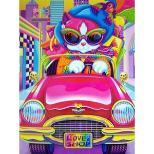 Fancy Rainbow Kitty | Animal Cartoon Diamond Painting | Full Square/Round Drill 5D Rhinestones | DIY Diamond Painting | Cross Stitch Embroidery -Diamond Painting Kits, Diamond Paintings Store