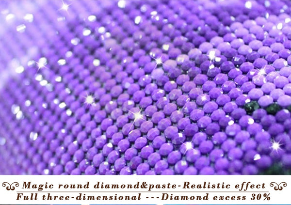 DIY White Floral Diamond Painting | Special Shape Diamond Painting | Magic Round - Pebble Round - Full Square Diamonds | DIY Diamond Kit -Diamond Painting Kits, Diamond Paintings Store