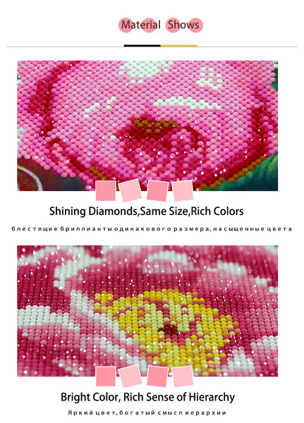 Geometric Abstract Diamond Painting | DIY Diamond Kit | Full Round Drill 5D Diamonds | Colorful Mosaic Cross Stitch -Diamond Painting Kits, Diamond Paintings Store