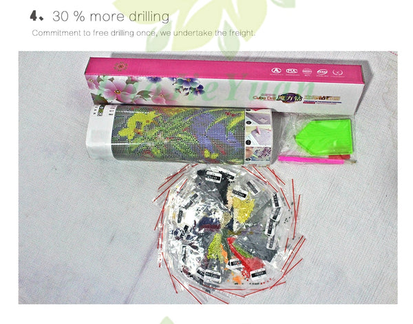 Drinking Butterfly | Animal Diamond Painting Kit | 5D Full Drill Square, Magic Round, Pebble Round Diamonds | DIY Rhinestone Embroidery -Diamond Painting Kits, Diamond Paintings Store