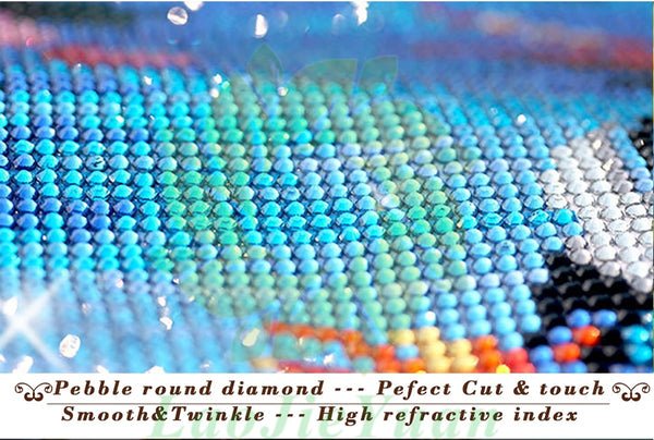 Paint Splatter Butterfly | Animal Diamond Painting Kit | 5D Full Drill Square, Magic Round, Pebble Round Diamonds | DIY Rhinestone Embroidery -Diamond Painting Kits, Diamond Paintings Store