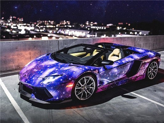 Full Round/Square Drill 5D Diamonds | Sports Car Rhinestone Embroidery | Lambo Lamborghini Ferrari | Racing Diamond Painting -Diamond Painting Kits, Diamond Paintings Store