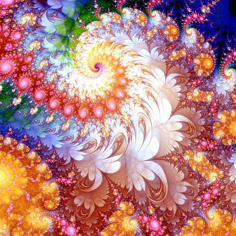 Rainbow Spiral Abstract Diamond Painting | Special Shape Diamond Painting | Magic Round - Pebble Round - Full Square Diamonds | DIY Diamond Kit -Diamond Painting Kits, Diamond Paintings Store