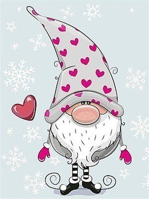 5D DIY Christmas Diamond Painting Kit | Cartoon Elf Diamond Painting | Full Square Rhinestones | Snow Snowflake Elf Mosaic -Diamond Painting Kits, Diamond Paintings Store