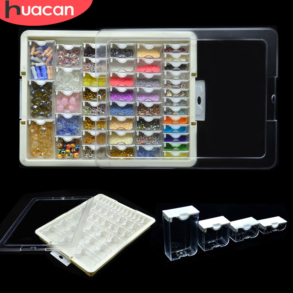 Huacan 3pcs Large Diamond Painting Trays Diamond Painting Accessories and  Tools Kits for Adults