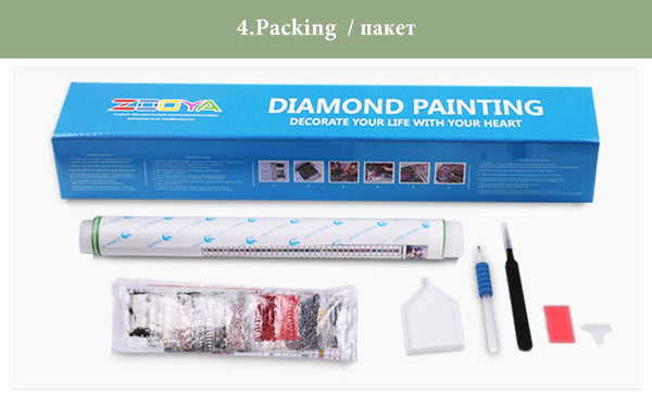 Pale Horse | Animal Diamond Painting | DIY Diamond Kit | Full Square/Full Round Drill Rhinestone Embroidery | Wild Animal Portrait -Diamond Painting Kits, Diamond Paintings Store