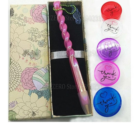 New Rainbow Color Pen | Chain Embroidery | Diamond Painting Pen -Diamond Painting Kits, Diamond Paintings Store