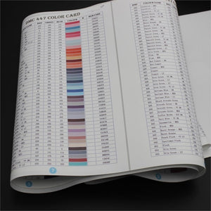 Square/Round Diamond Color ID Card | Rhinestone Embroidery Color Code Book | Full Range Color Code Book | Diamond Painting Accessory -Diamond Painting Kits, Diamond Paintings Store