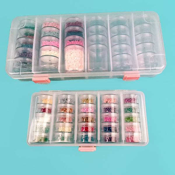 Diamond Painting Accessories | 64pc Transparent Accessory Container | DIY Rhinestone Embroidery Tools -Diamond Painting Kits, Diamond Paintings Store