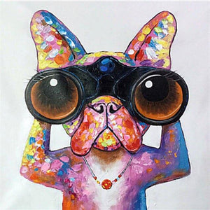 Abstract Animal Diamond Painting | Animal Diamond Embroidery Mosaic | Full Square/Round 5D Rhinestones | Frog Monkey Pig Dog -Diamond Painting Kits, Diamond Paintings Store