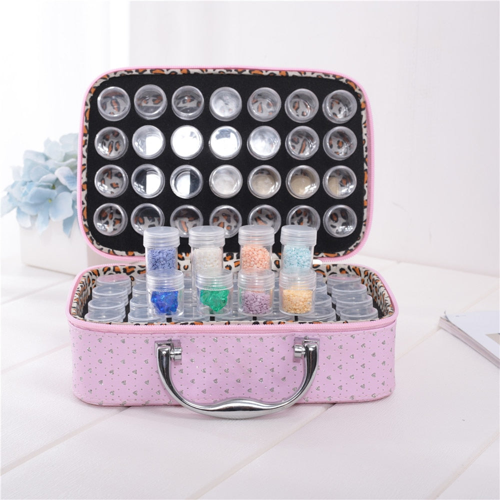 56/28 Grids 5D DIY Diamond Painting Tools and Accessories Box