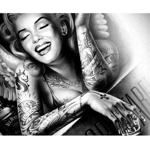 Diamond Paintings, Diamond painting Marilyn Monroe, Full Square/Round Drill
