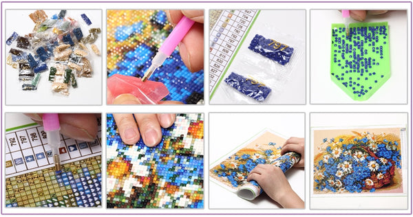Full Square Drill 5D Diamonds | Superhero Diamond Painting Kit | DIY Diamond Cross Stitch Mosaic | Villain Joker -Diamond Painting Kits, Diamond Paintings Store