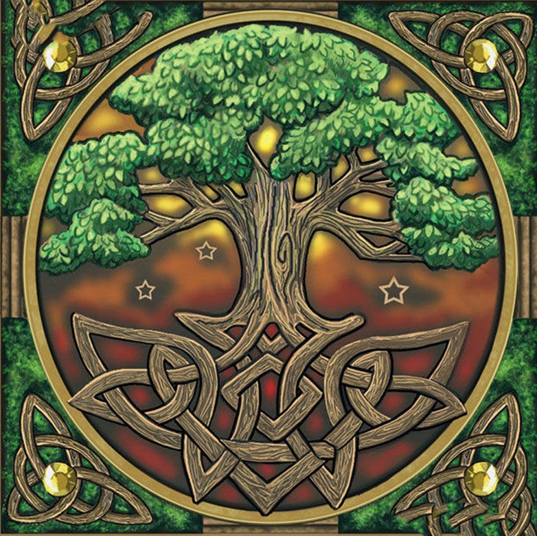 Celtic Tree of Life Diamond Painting, Religious Mandala– Diamond