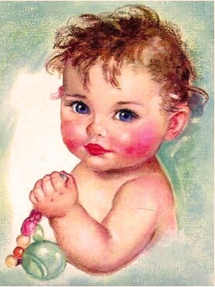 Rosy Cheek Infant | Portrait Diamond Painting | Full Round/Full Square Drill 5D Rhinestone Embroidery | DIY Diamond Cross Stitch -Diamond Painting Kits, Diamond Paintings Store