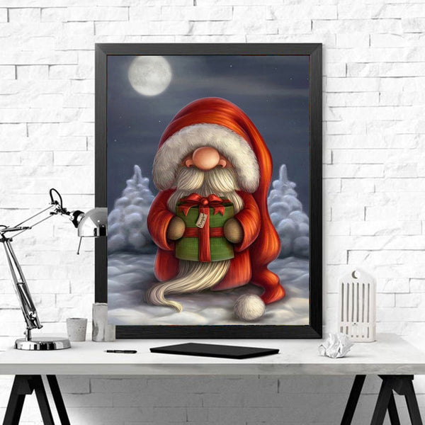 Cute Christmas Diamond Painting | Cartoon Santa Claus | Full Round/Full Square Drill | Seasonal Christmas Decoration -Diamond Painting Kits, Diamond Paintings Store