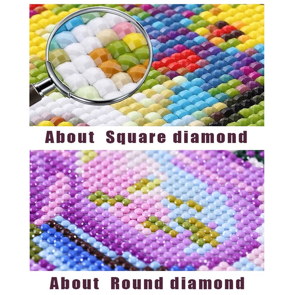 Cartoon Lion Diamond Painting Full Round/Square Drill 5D Diamonds - Diamond Paintings Store