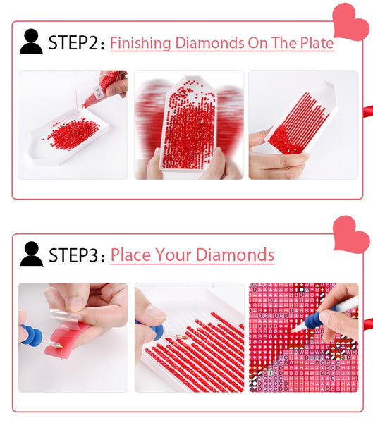 Unique Abstract Diamond Art In 9 Colorful Designs - Diamond Paintings Store