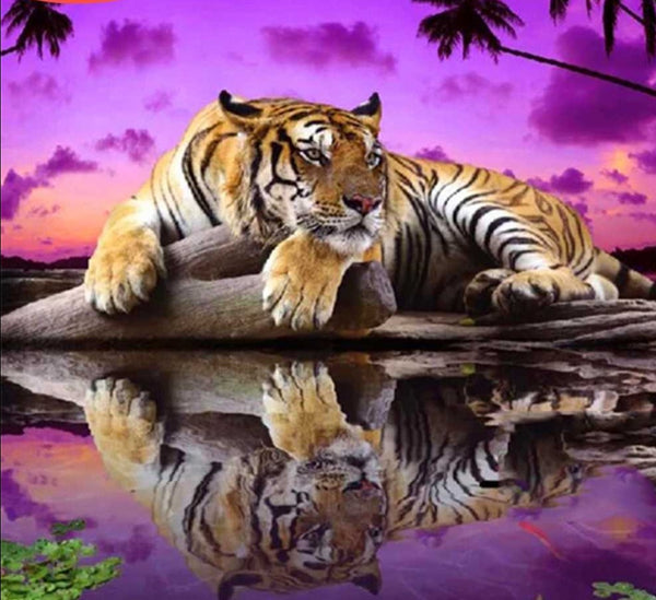 5D DIY Bengal Tiger Diamond Painting Kit - Diamond Paintings Store