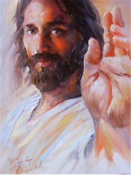 Jesus Christ Diamond Painting Religious Portrait - Full Round/Square 5D Drills - Diamond Paintings Store