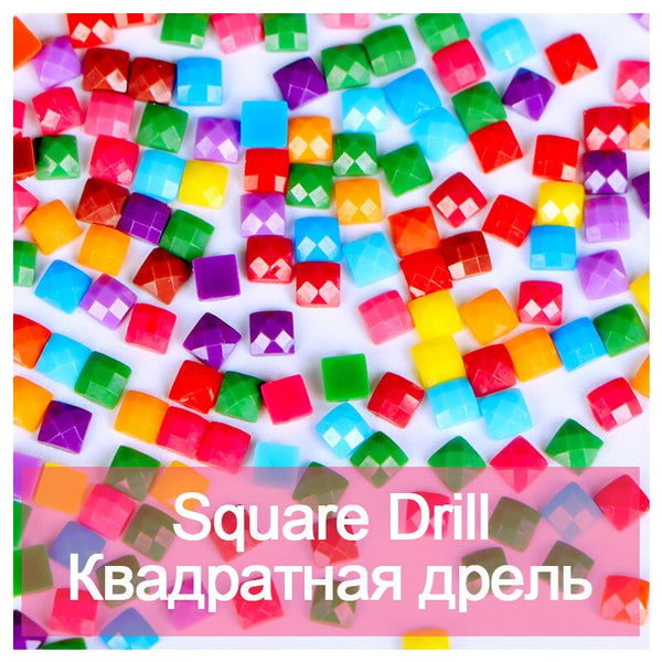 Full Square/Round Drill 5D Diamond | Scenic Pasture Diamond Painting Kit | DIY Cowboy Boots Horses Bird - Diamond Paintings Store