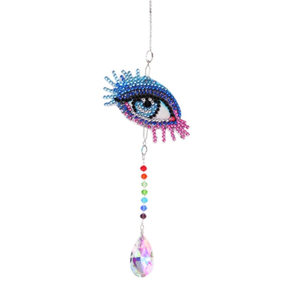 Sun Crystal Wind Chimes, DIY Diamond Pendant Hanging Art - Diamond Paintings Store