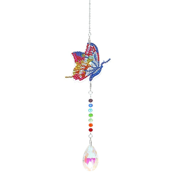 Sun Crystal Wind Chimes, DIY Diamond Pendant Hanging Art - Diamond Paintings Store