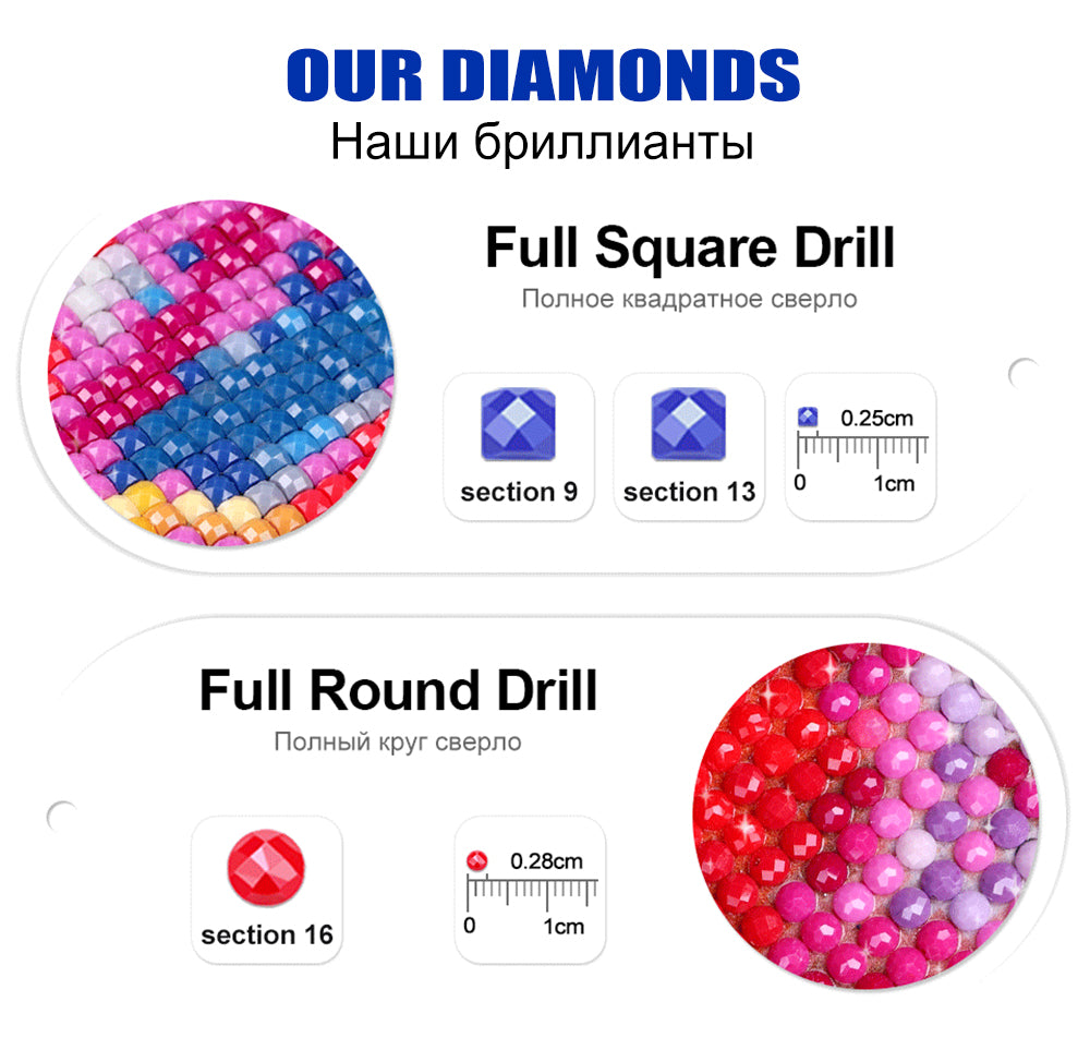 DIY Sci Fi Diamond Painting Kit, Space Wars, Full Round/Square Diamond–  Diamond Paintings Store