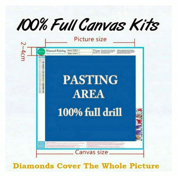 Full Square Diamond Embroidery | Winter Landscape Diamond Mosaic | River Diamond Painting Kit | Snow Scenery - Diamond Paintings Store