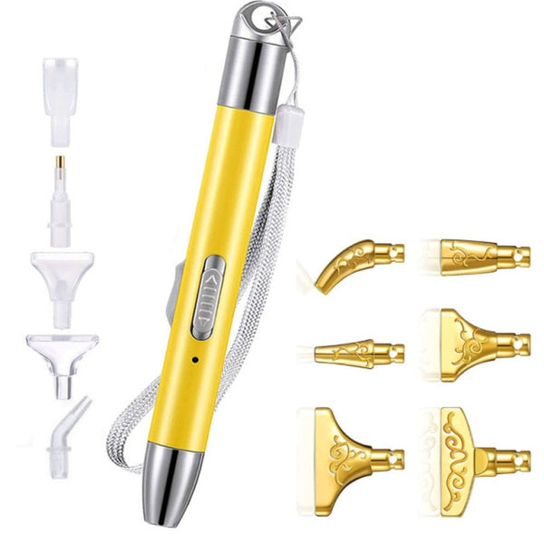 USB Diamond Painting Pen LED Drill Pen with 2 Light Modes! - Diamond Paintings Store