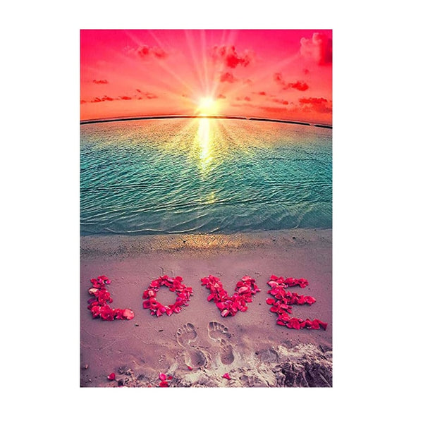 Variety Scenic Diamond Painting Kits Lake Sunset Sunrise - Diamond Paintings Store