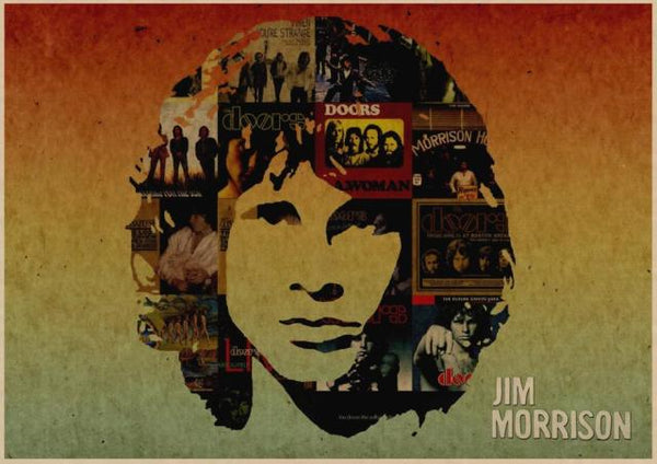 Diamond Paintings, DIY The Doors Diamond Painting Portrait Jim Morrison