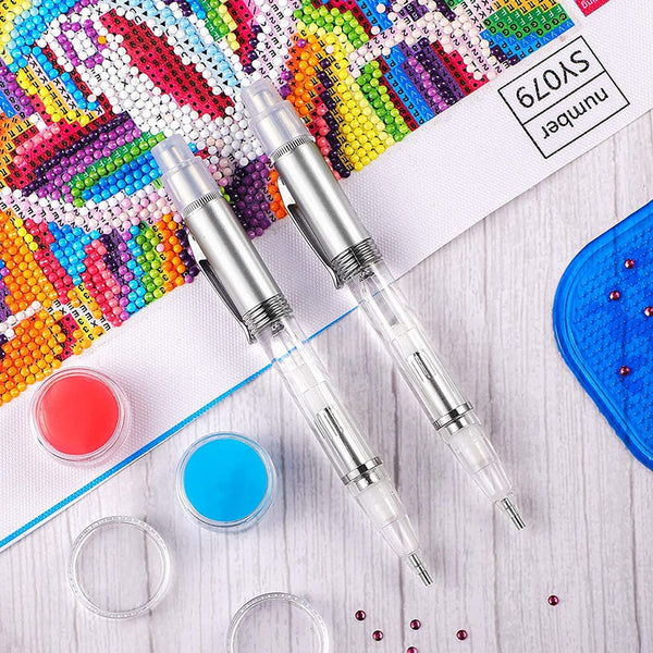 Diamond Paintings, Diamond Painting 5d Point Drill Pen with Light LED Lighting